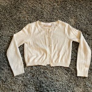 Children’s Place Metallic Silver/Gray Sweater 8